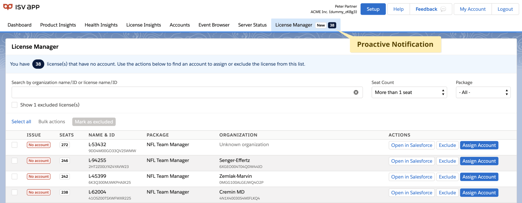 ISVapp License Manager