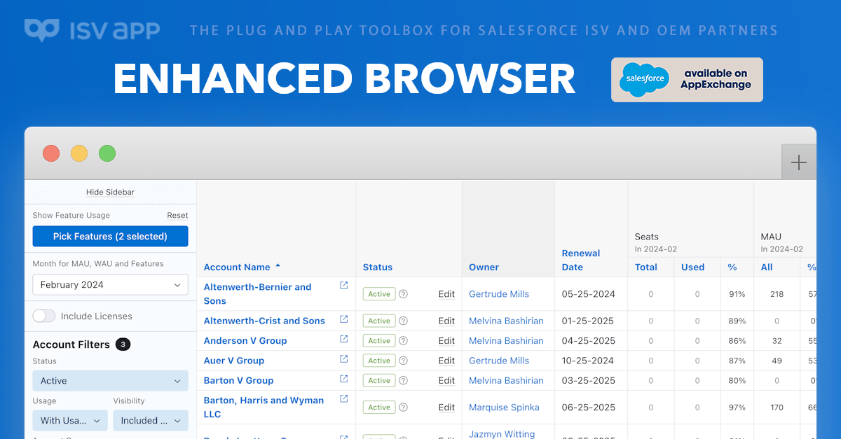 Combined Account Browser and Feature Matrix  — Post Image