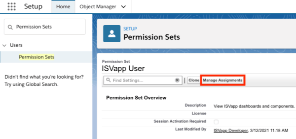 Assign Permission Set